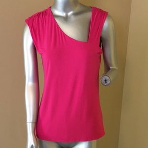 INC | Hot Pink Sleeveless Top